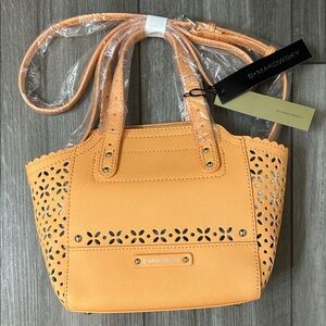 B. Makowsky Tangerine Cutout Shoulder Bag